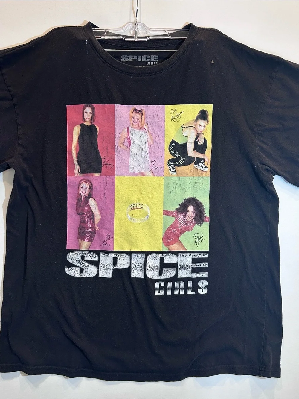 Spice Girls T Shirt S Black Official Bravado 2022 90s Pop Y2K Graphic Band Tee